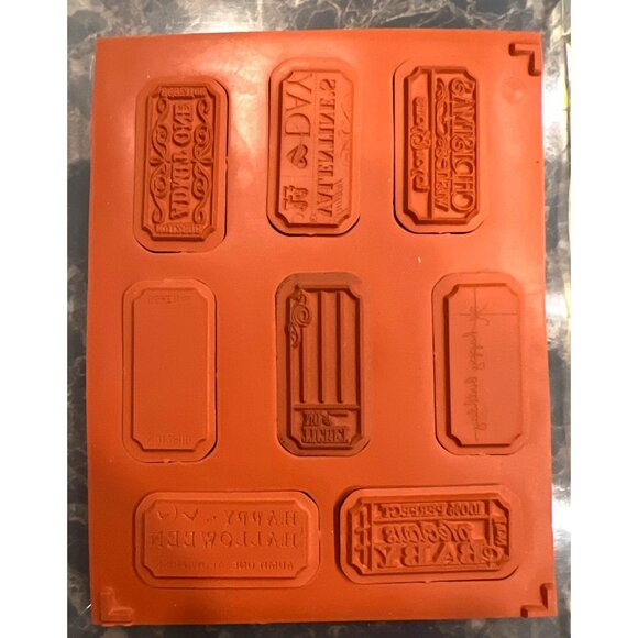 Stampin Up! "Thats The Ticket" Rubber Stamp Set 128075 - Picture 3 of 3